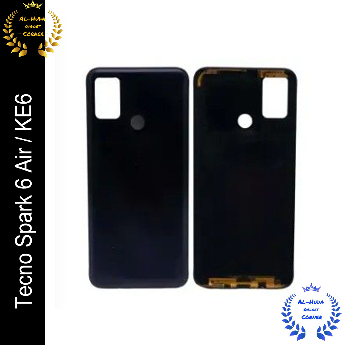 Picture of Tecno Spark 6 Air / KE6 Back Shell / Back Panel / Battery Cover / Back Door / Back Replacement Part (Back Case Cover For Smartphone) (Best Quality)