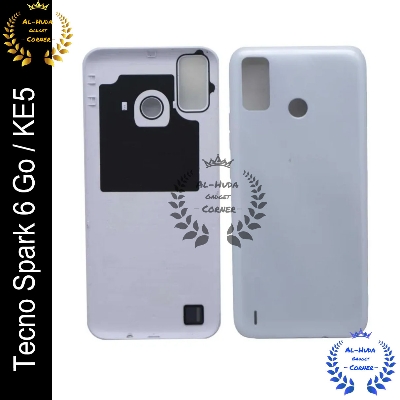 Picture of Tecno Spark 6 Go / KE5 - (Plastic) Back Shell / Back Panel / Battery Cover / Back Door / Back Replacement Part