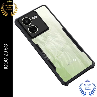 Picture of Xundd Back Cover for iQOO Z9 5G Transparent Hybrid Hard PC Back Bumper