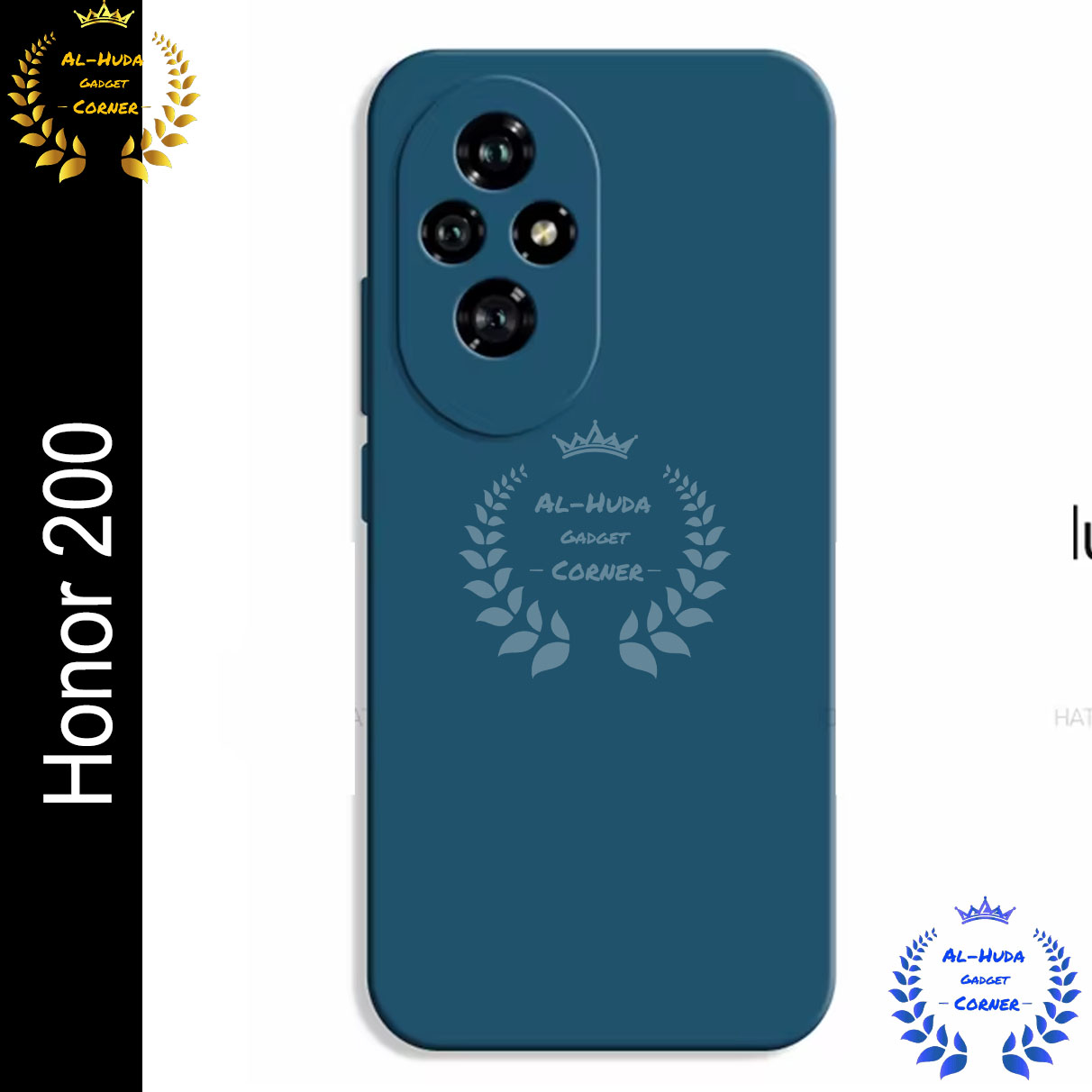 Picture of Premium Liquid Silicone Phone case for Honor 200 5G Liquid Silicon Mobile Back Case Soft Silicone Phone Cover