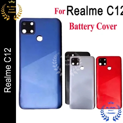 Picture of Replacement Backshell Panel for Realme C12 Battery Back Door Housing (Best Quality)