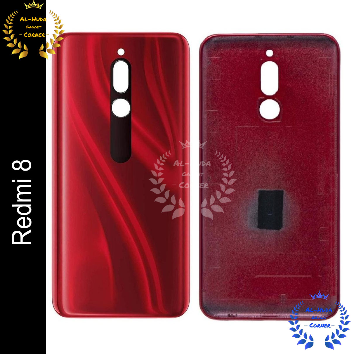 Picture of Replacement Full Body Housing for Redmi 8 Body Panel With Side Frame and Camera Lens