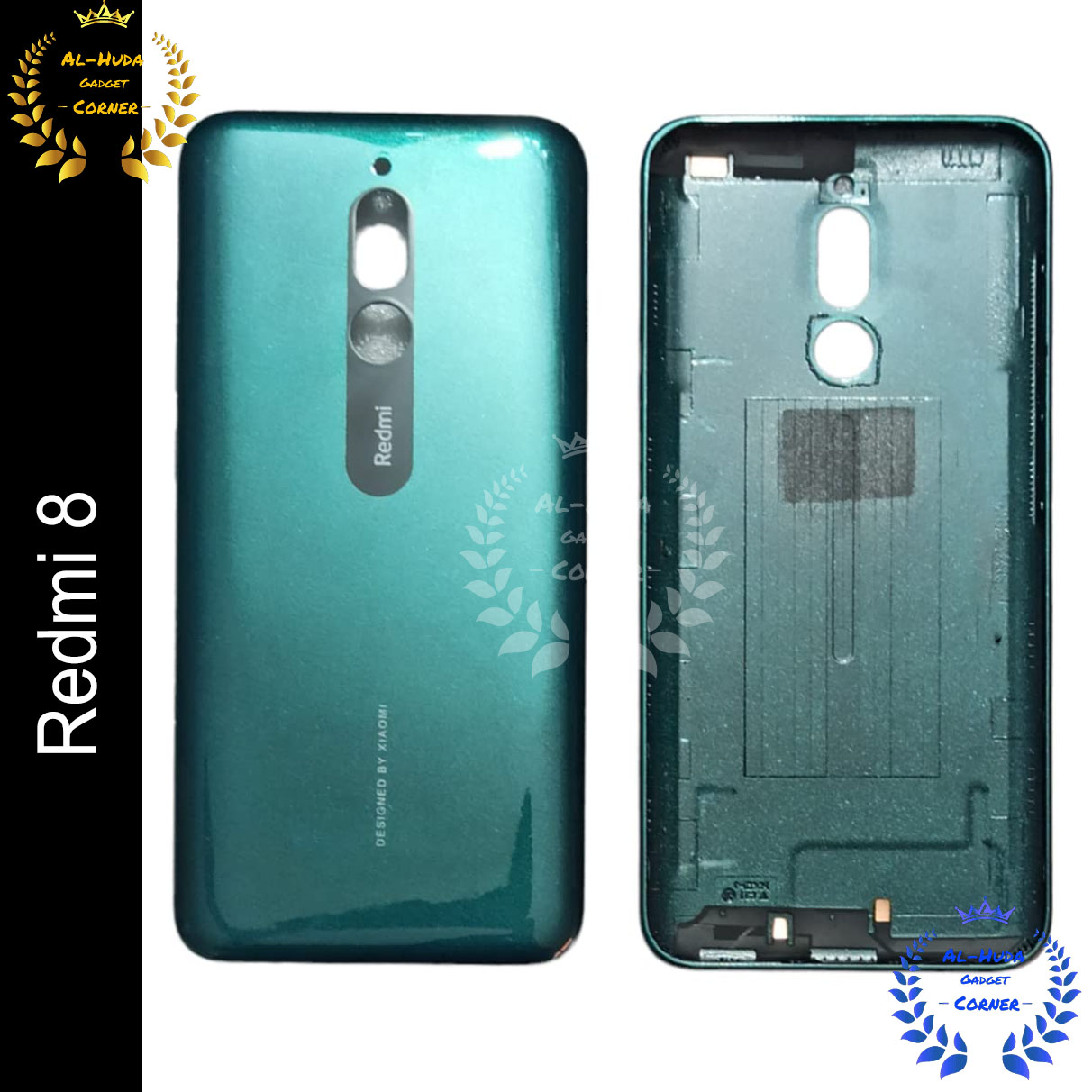 Picture of Replacement Full Body Housing for Redmi 8 Body Panel With Side Frame and Camera Lens