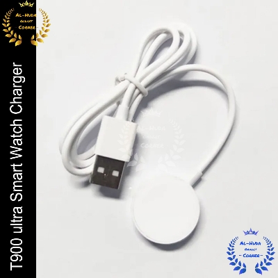 Picture of T900 ultra Smart Watch Charger colour white wireless charger (Best Quality)