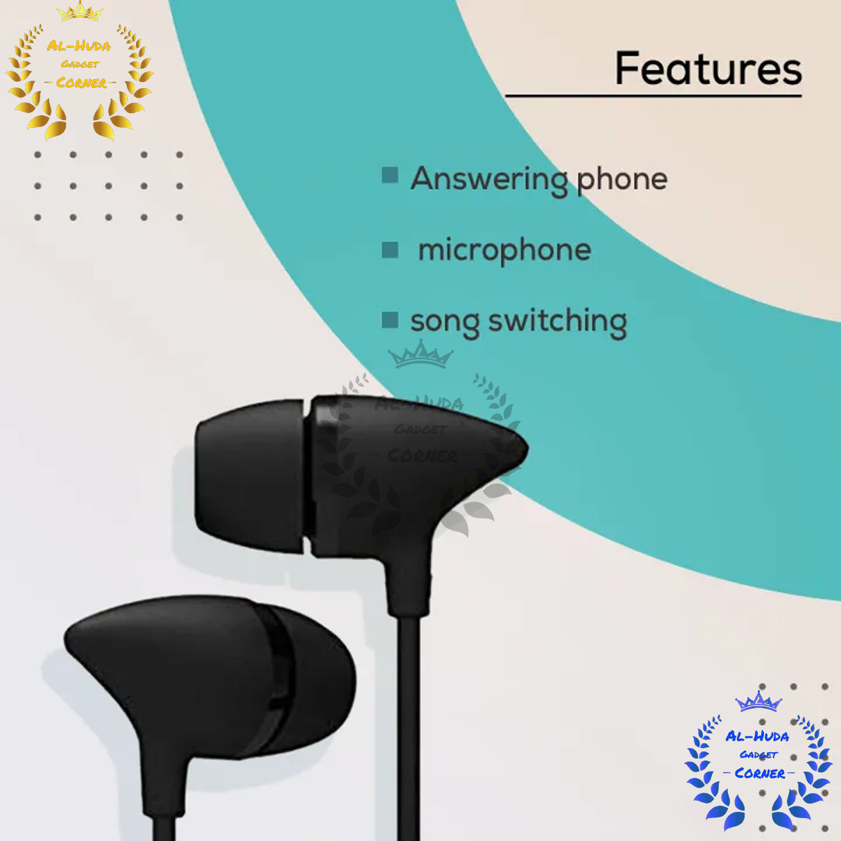 Picture of UiiSii C100 In-ear Earphone with MIC - Headphone - Ear Phone - Earphone