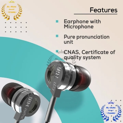 Picture of Qkz Dm9 Zinc Alloy Hifi Metal In Ear Earphones - Black - Headphone - Ear Phone - Headphone