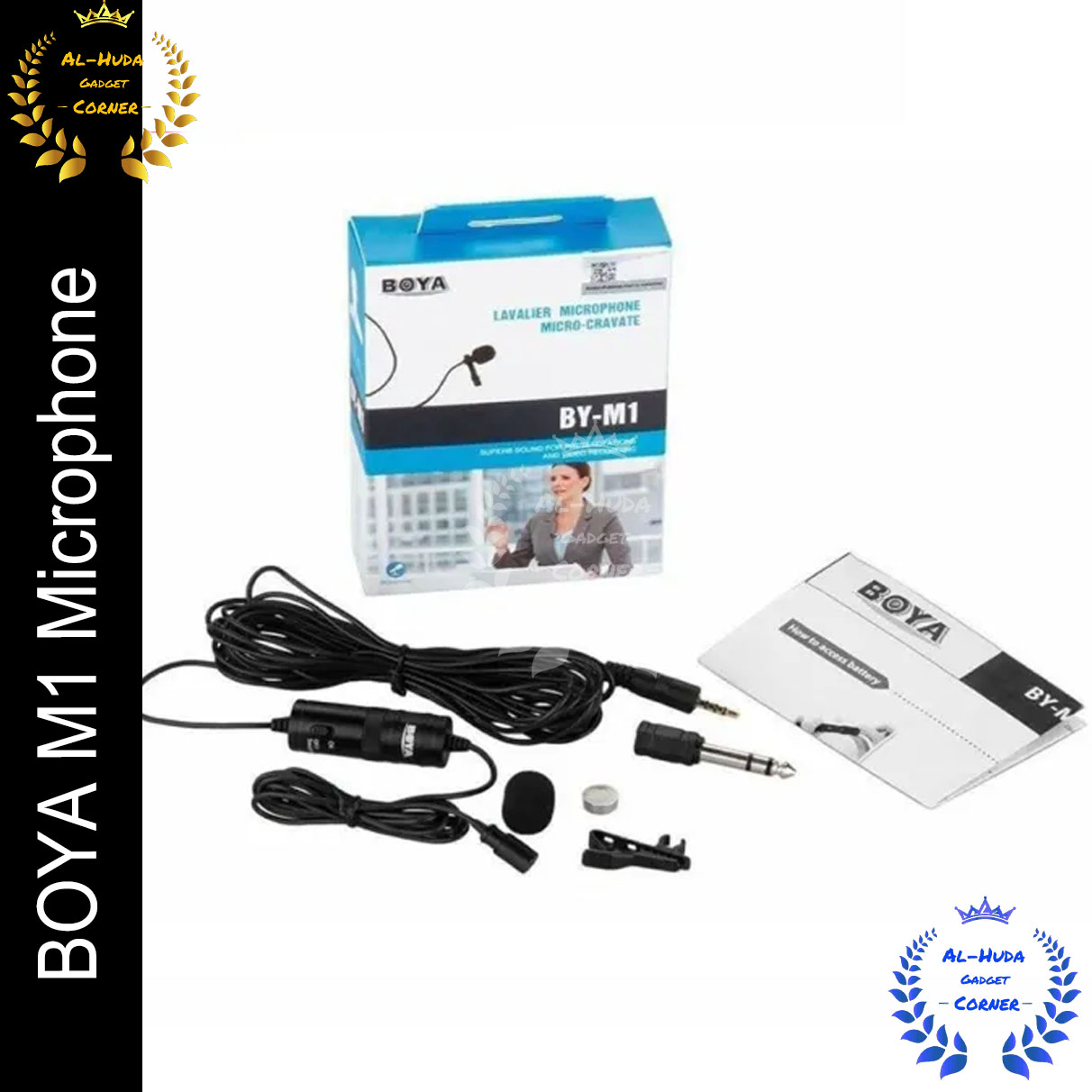 Picture of BOYA M1 Microphone Boya Professional Microphone For Mobile & Dslr - Black (Best Quality)
