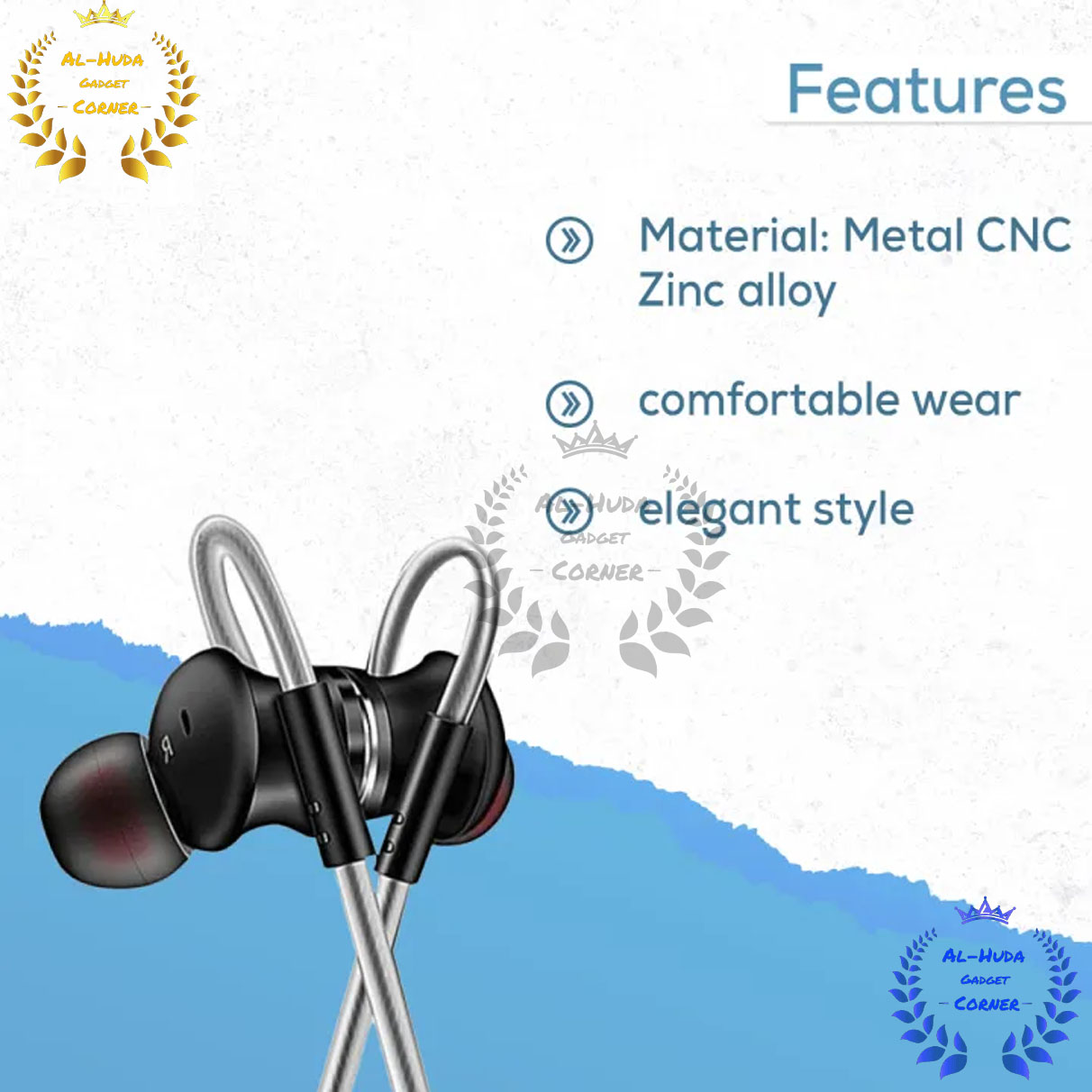 Picture of QKZ DM10 Zinc Alloy HiFi Earphones (Best Quality)