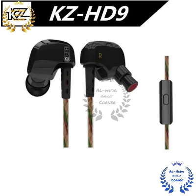 Picture of KZ HD9 Earphones HiFi Sport Earbuds Copper Earhook ear Headphones In Ear EarphoneÂ