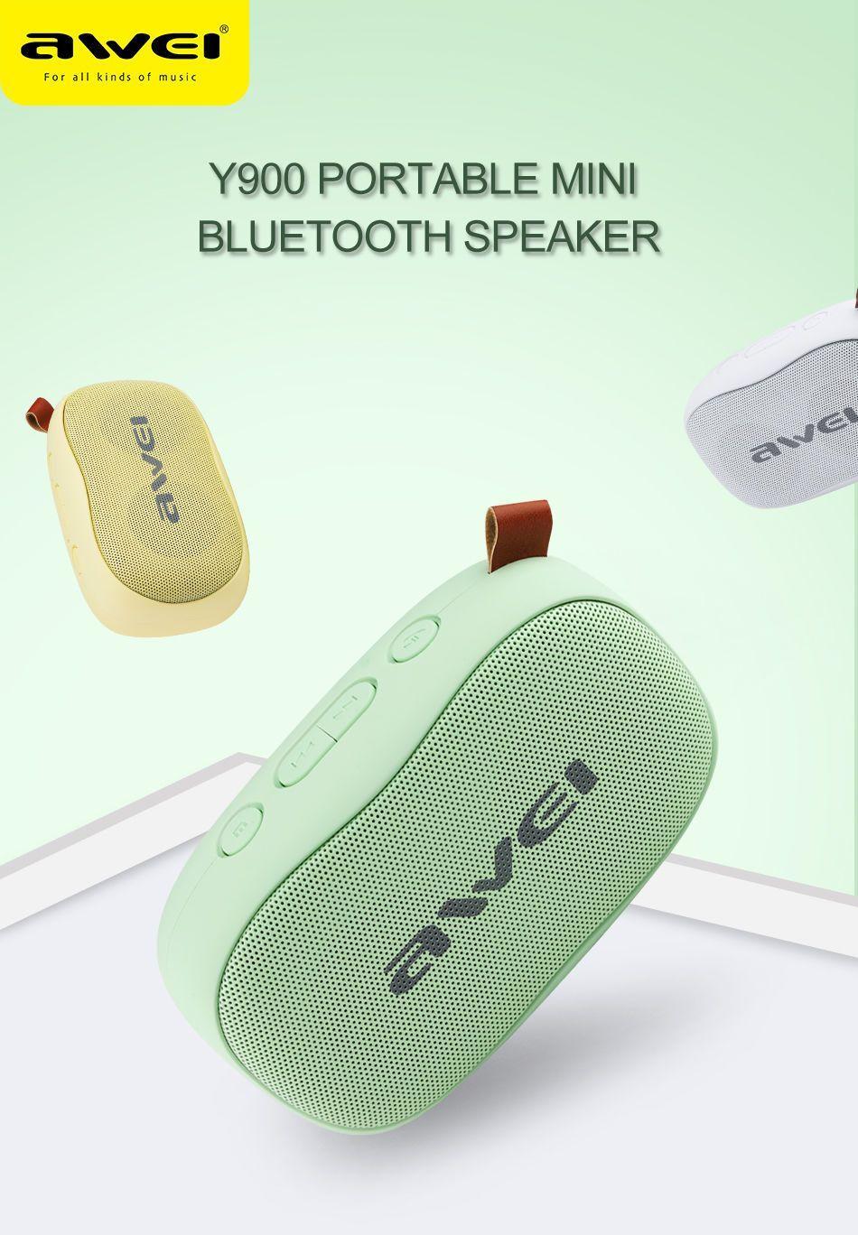 Picture of Awei Y900 - Wireless Bluetooth Speaker - Black and Yellow (Best Quality)