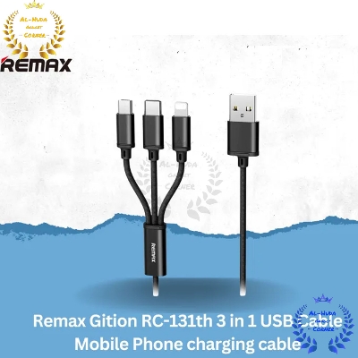 Picture of Remax Gition RC-131th 3 in 1 USB Cable Mobile Phone charging cable