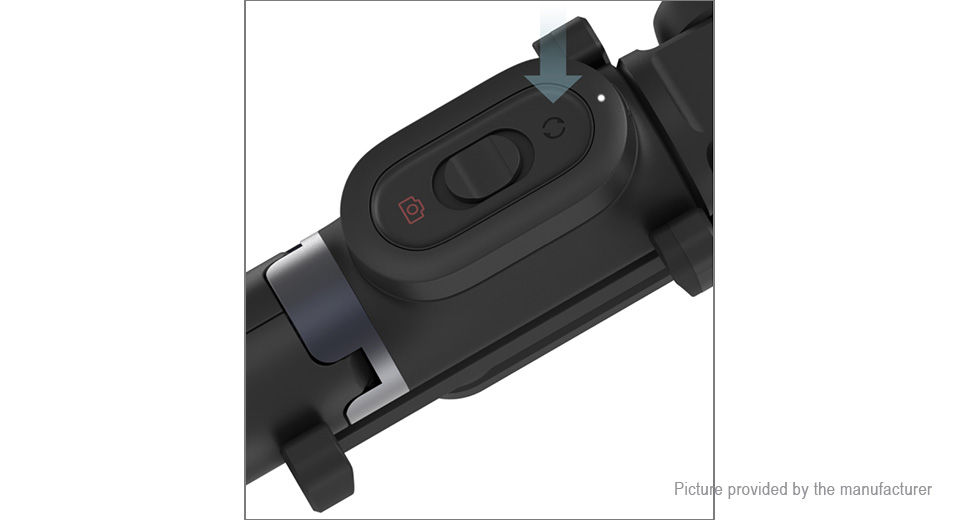 Picture of Zoom Selfie Stick Extendable Selfie Stick Tripod Wireless Bluetooth - Black