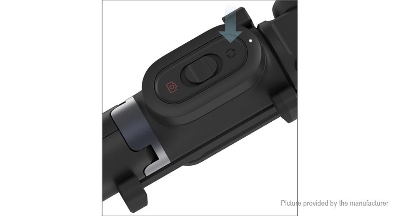 Picture of Zoom Selfie Stick Extendable Selfie Stick Tripod Wireless Bluetooth - Black