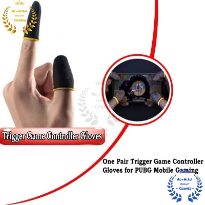 Picture of One Pair Finger Sleeves / 1 Pair Trigger Game Controller Gloves for PUBG Mobile Gaming (Best Quality)