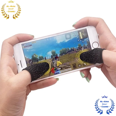 Picture of One Pair Finger Sleeves / 1 Pair Trigger Game Controller Gloves for PUBG Mobile Gaming (Best Quality)
