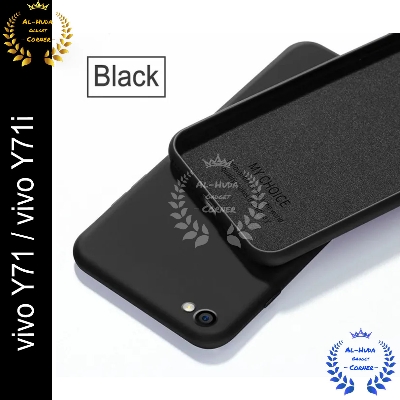 Picture of Shockproof & Transparent Crystal Clear Back Cover Case / Matte Protective Lens Flexible Back Cover for Vivo Y71 / Vivo Y71i | Slim Silicone Cover with Soft Lining Shockproof Full Body Bumper Case