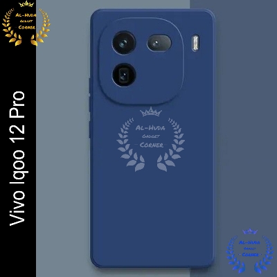 Picture of Shockproof & Transparent Crystal Clear Back Cover Case / Matte Protective Lens Flexible Back Cover for vivo iQOO 12 Pro 5G | Slim Silicone Cover with Soft Lining Shockproof Full Body Bumper Case