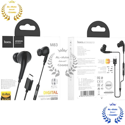 Picture of Hoco M83 Original Series Wire-Controlled Digital Earphones With Microphone