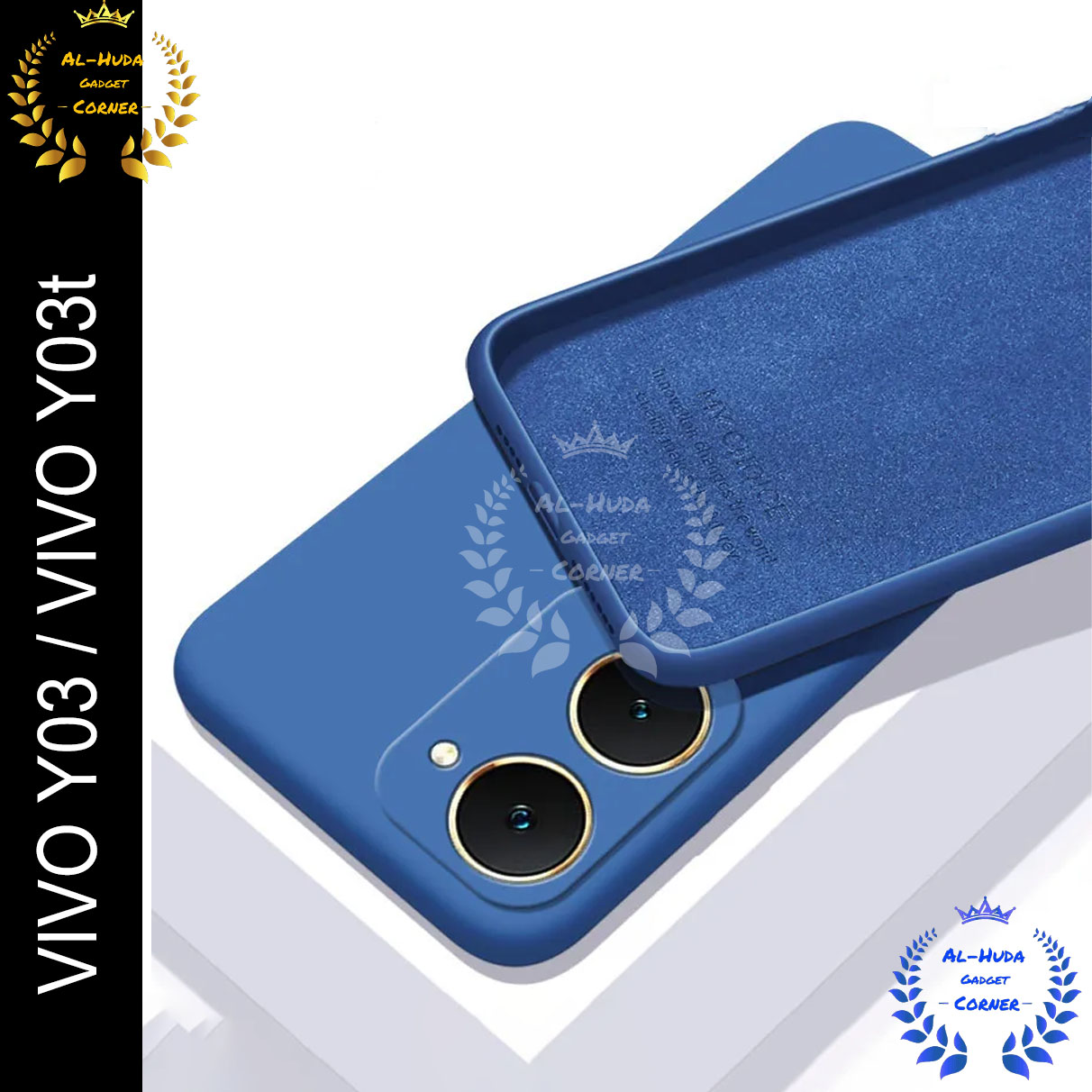 Picture of Premium Liquid Silicone Phone case for vivo Y03 / vivo Y03t Liquid Silicon Mobile Back Case Soft Silicone Phone Cover