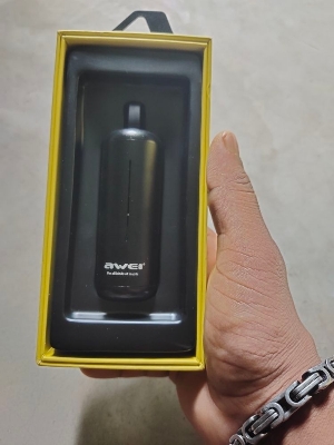 Picture of AWEI T55 TWS Wireless Earbuds Bluetooth V5.0 Sports Stereo Earphones Built-in Mic With charging Case Black.