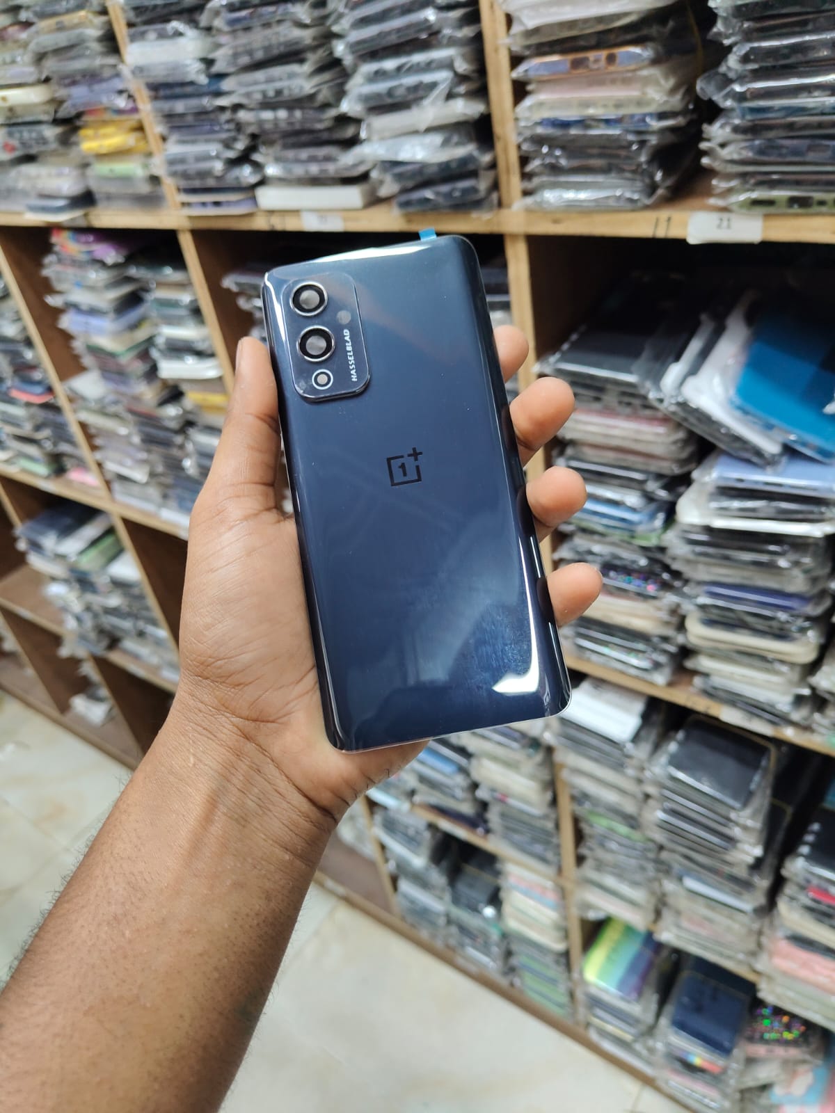 Picture of Oneplus 9 Back Glass Battery Cover Rear Door Housing Panel Case Replacement Parts For One Plus 1+ 9 With Camera Lens