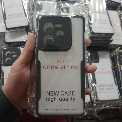 Picture of Xundd Back Cover for Realme GT 7 Pro Transparent Hybrid Hard PC Back Bumper