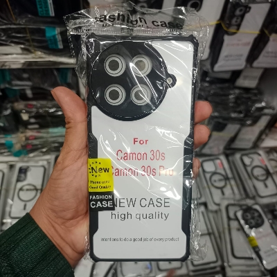 Picture of Xundd Back Cover for Tecno Camon 30S / Tecno Camon 30S Pro Transparent Hybrid Hard PC Back Bumper