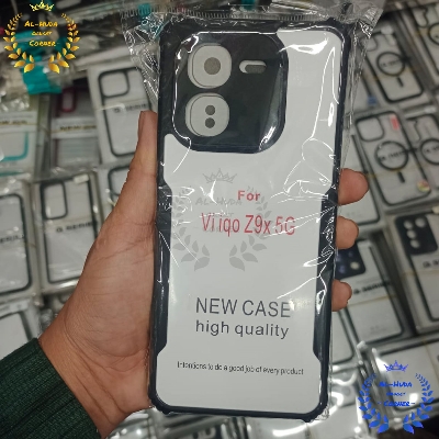 Picture of Xundd Back Cover for vivo iQOO Z9x Transparent Hybrid Hard PC Back Bumper