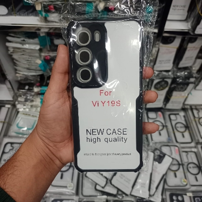 Picture of Xundd Back Cover for vivo Y19s Transparent Hybrid Hard PC Back Bumper