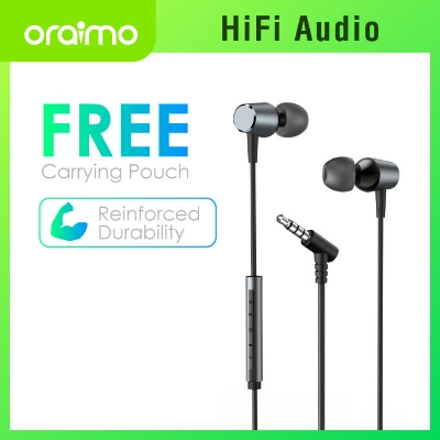 Picture of Oraimo OEP-E40 Bass Stereo In Ear Earphone - Black