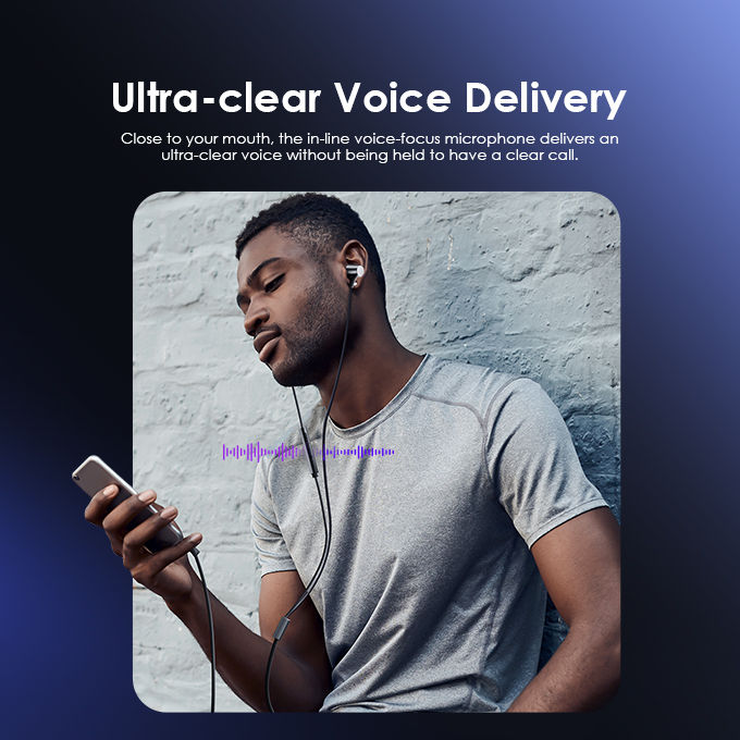 Picture of Oraimo OEP-E40 Bass Stereo In Ear Earphone - Black