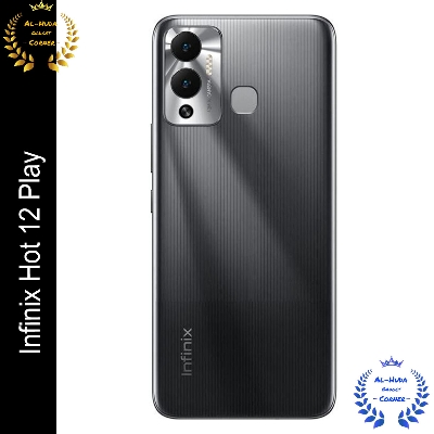 Picture of Quality-Full Infinix Hot 12 Play / X6816 / X6817 Back Shell / Back Panel / Battery Cover / Back Door / Back Replacement Part (Back Case Cover For Smartphone)