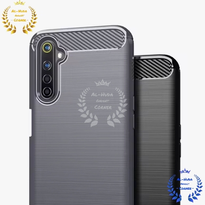 Picture of Spigen cover For Realme 6 Carbon Fiber Back cover Soft Slim Fashion Non-Slip Protective Carbon Fiber Phone Case