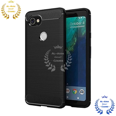 Picture of Spigen cover For Google Pixel 2 XL Carbon Fiber Back cover Soft Slim Fashion Non-Slip Protective Carbon Fiber Phone Case