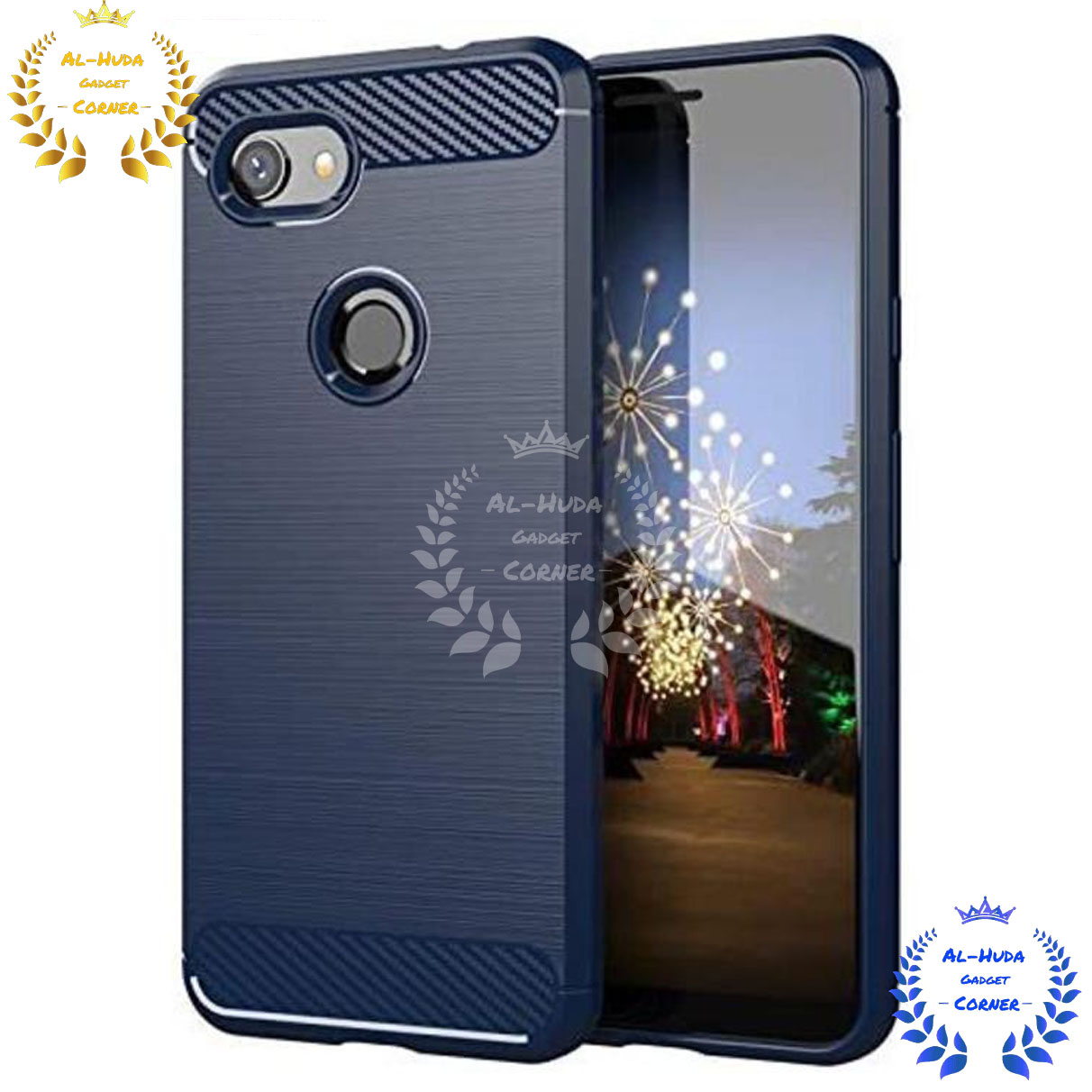 Picture of Spigen cover For Google Pixel 3a Carbon Fiber Back cover Soft Slim Fashion Non-Slip Protective Carbon Fiber Phone Case