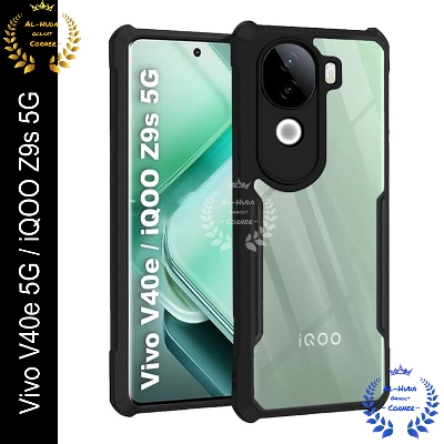 Picture of Xundd Back Cover for Vivo V40e 5G / iQOO Z9s 5G Transparent Hybrid Hard PC Back Bumper