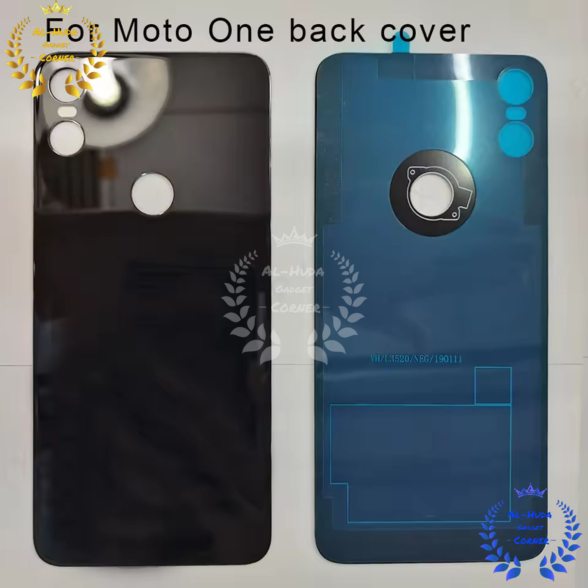 Picture of Replacement Backshell Glass Panel for Motorola Moto One / Motorola P30 Play Battery Back Door Housing