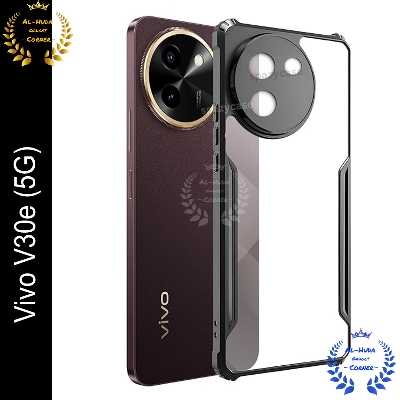 Picture of Xundd Back Cover for Vivo V30e 5G Transparent Hybrid Hard PC Back Bumper