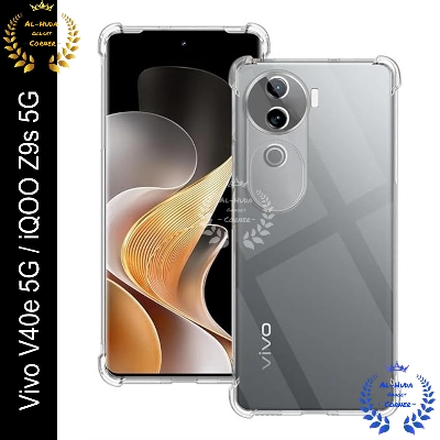 Picture of Transparent back cover For Vivo V40e 5G / iQOO Z9s 5G Luxury transparent Protect Back Cover Soft Case