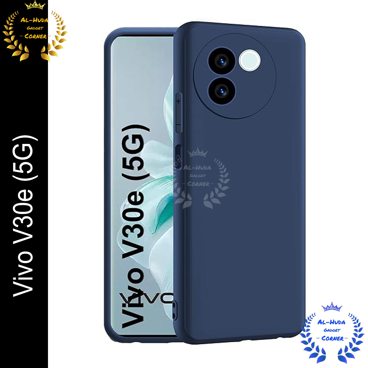 Picture of Premium Liquid Silicone Phone case for Vivo V30e 5G Liquid Silicon Mobile Back Case Soft Silicone Phone Cover