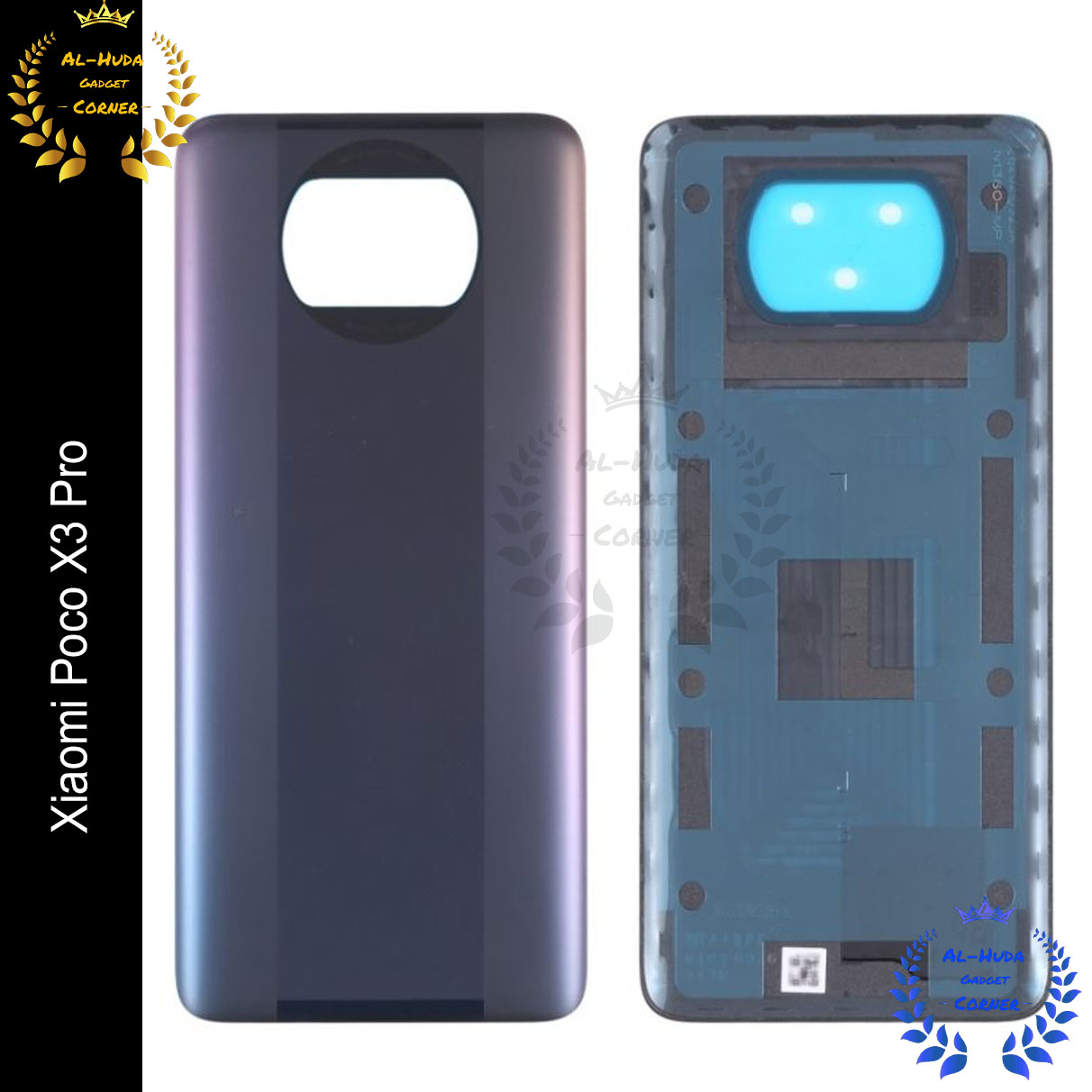 Picture of Xiaomi Poco X3 Pro Back Shell / Back Panel / Battery Cover / Back Door / Back Replacement Part (Back Case Cover For Smartphone)