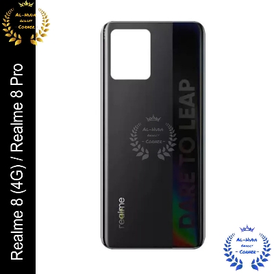 Picture of Quality-Full Realme 8 (4G) / Realme 8 Pro Back Shell / Back Panel / Battery Cover / Back Door / Back Replacement Part (Back Case Cover For Smartphone)