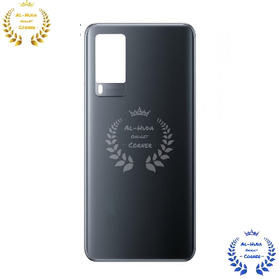 Picture of Replacement Backshell Glass Panel for Vivo X60 Battery Back Door Housing - Black
