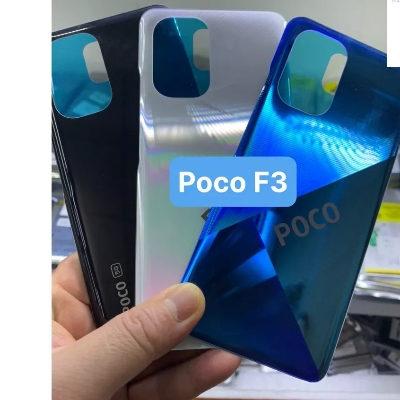 Picture of Replacement Backshell Glass Panel for Xiaomi Poco F3 Battery Back Door Housing