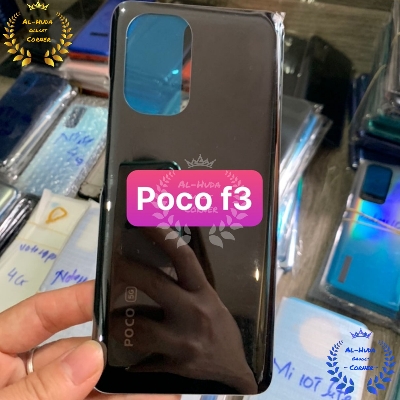 Picture of Replacement Backshell Glass Panel for Xiaomi Poco F3 Battery Back Door Housing