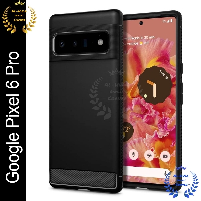 Picture of Orginal Spigen cover For Google Pixel 6 Pro Carbon Fiber Back cover Soft Slim Fashion Non-Slip Protective Carbon Fiber Phone Case