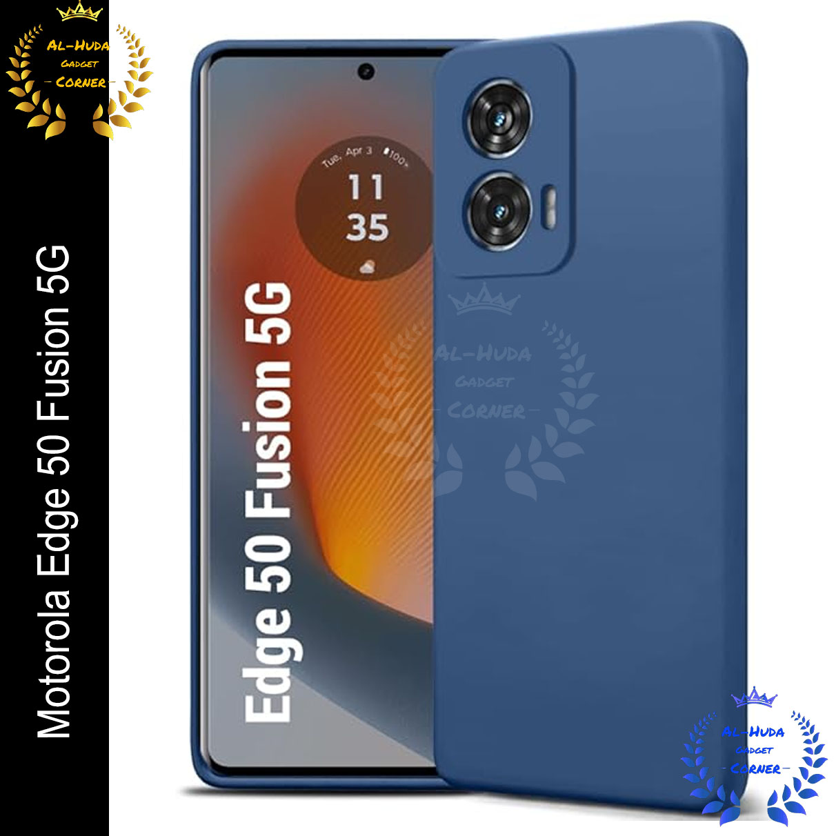 Picture of Premium Liquid Silicone Phone case for Motorola Edge 50 Fusion 5G Liquid Silicon Mobile Back Case Soft Silicone Phone Cover