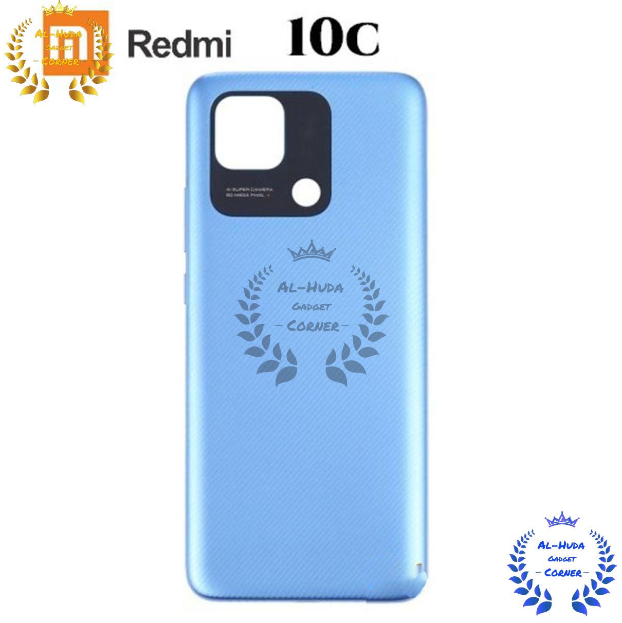 Picture of Backshell Glass Panel For Xiaomi Redmi 10C Battery Back Door Replacement Housing