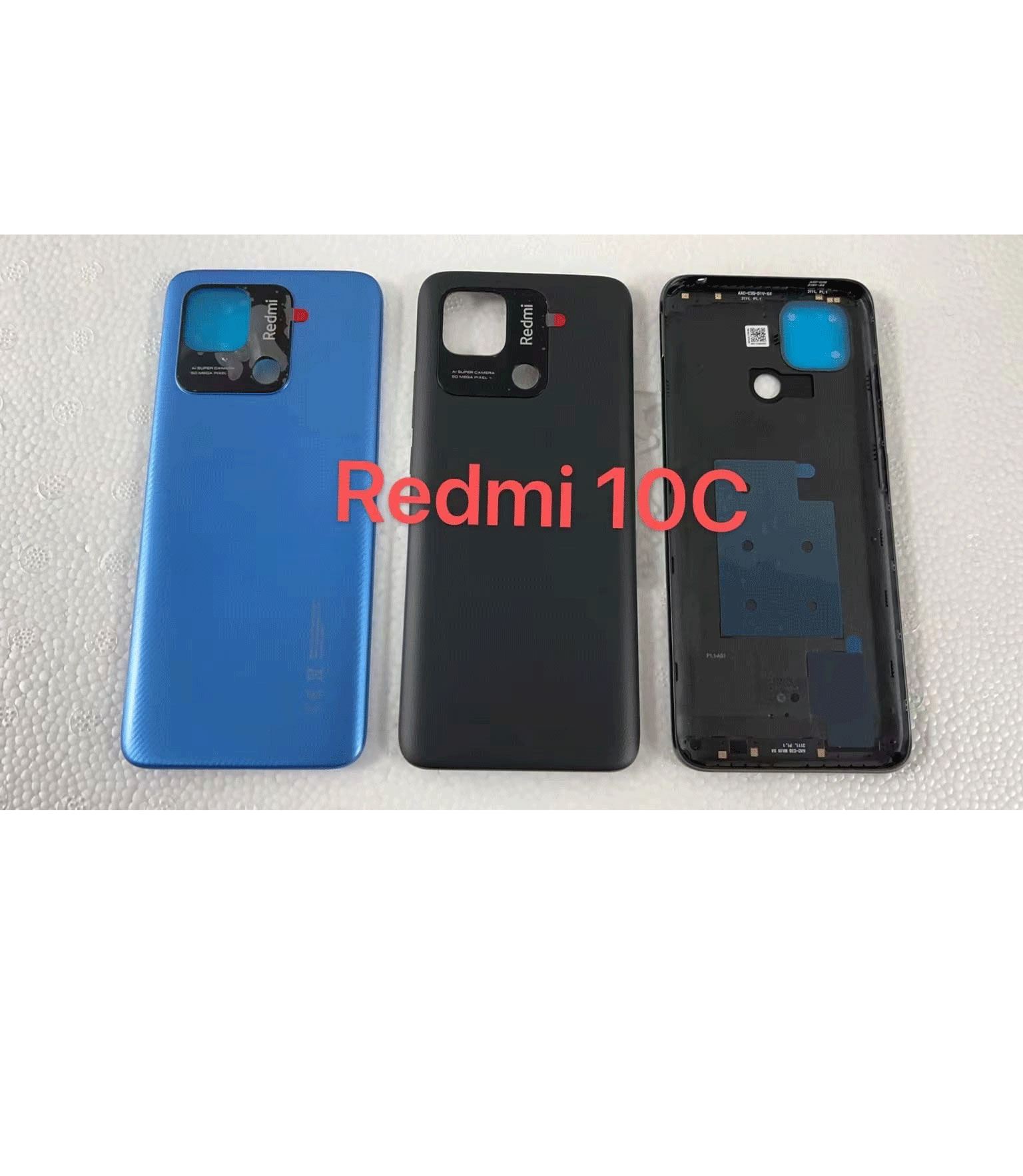 Picture of Backshell Glass Panel For Xiaomi Redmi 10C Battery Back Door Replacement Housing