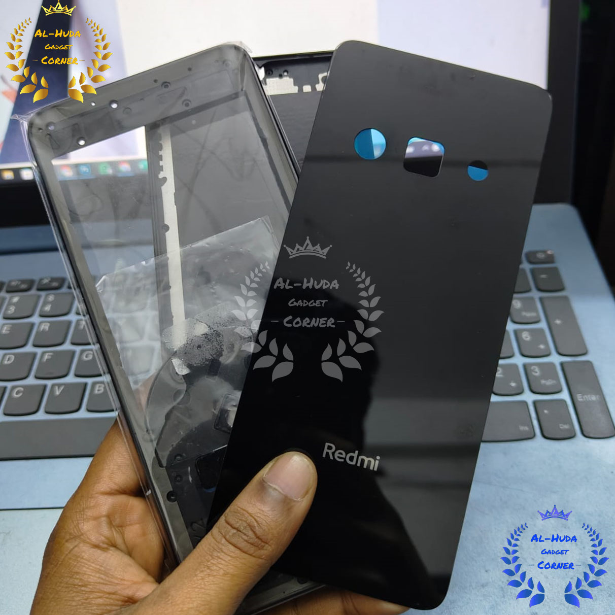 Picture of Replacement Full Body Housing for Xiaomi Redmi A3 2024 Body Panel With Side Frame and Camera Lens